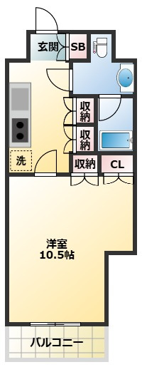 ル・パサージュの間取り