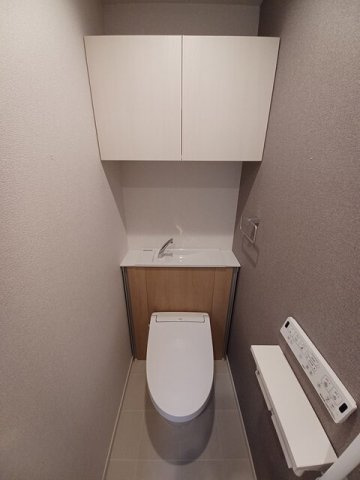 スアヴィス谷在家のトイレ