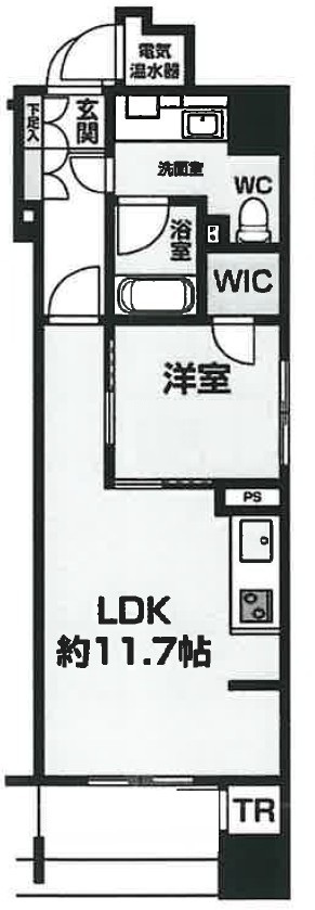 カスタリア銀座Ⅲの間取り|間取りです。