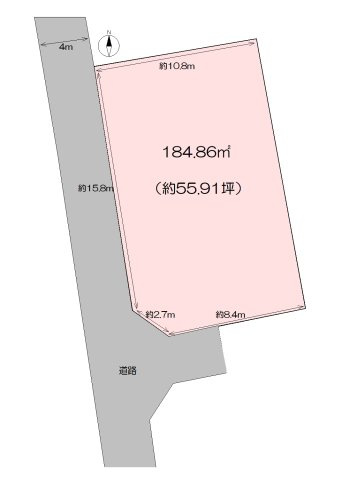 【土地図】 | 売地　高知市朝倉丙　＠22.35