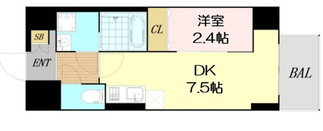 【間取り】 | ArtizA南船場