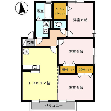 アムールオーデン【キャッシュバック対象物件】の間取り|外観です