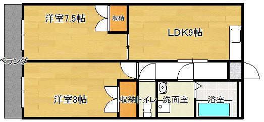 グランドヒル野中の間取り