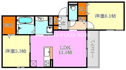 Premiere SAKURAの間取り