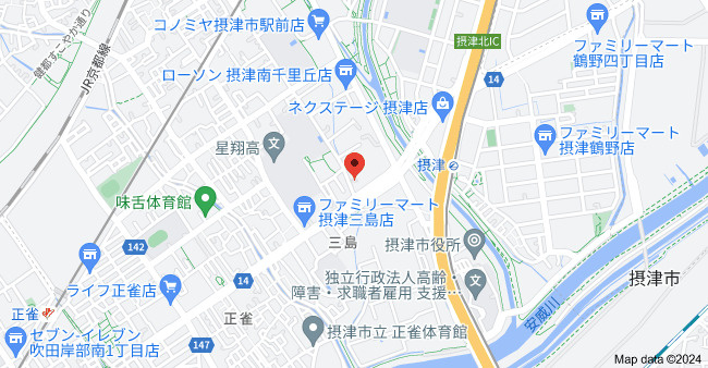 ファミーユミシマの地図