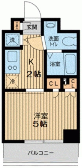 エスティメゾン武蔵小山の間取り
