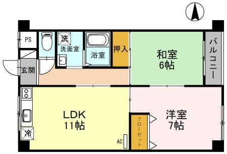 松下マンションの間取り