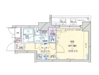 【間取り】 | パレステュディオ日本橋東壱番館 | 間取りです。