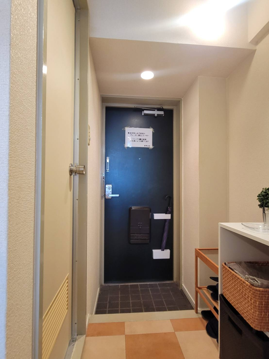パンブロス５の玄関|玄関からお部屋まで、すっきりとした使いやすい空間です♪
