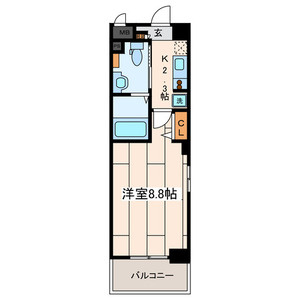 ウイングルートの間取り|間取りです。