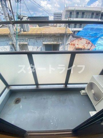 大阪市東淀川区柴島２丁目の賃貸マンションのバルコニー