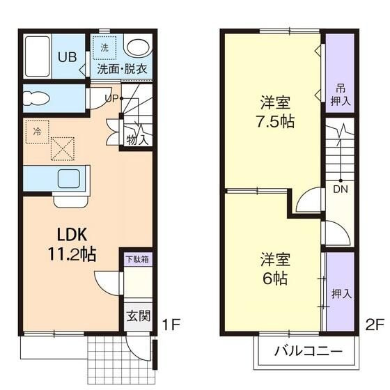 フォーリア　Ａの間取り