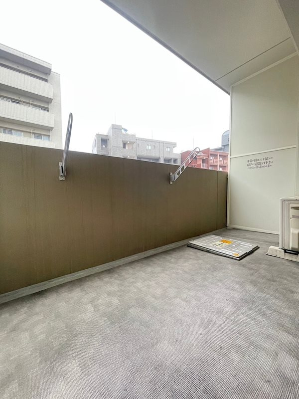 福岡市博多区比恵町の賃貸マンションのバルコニー