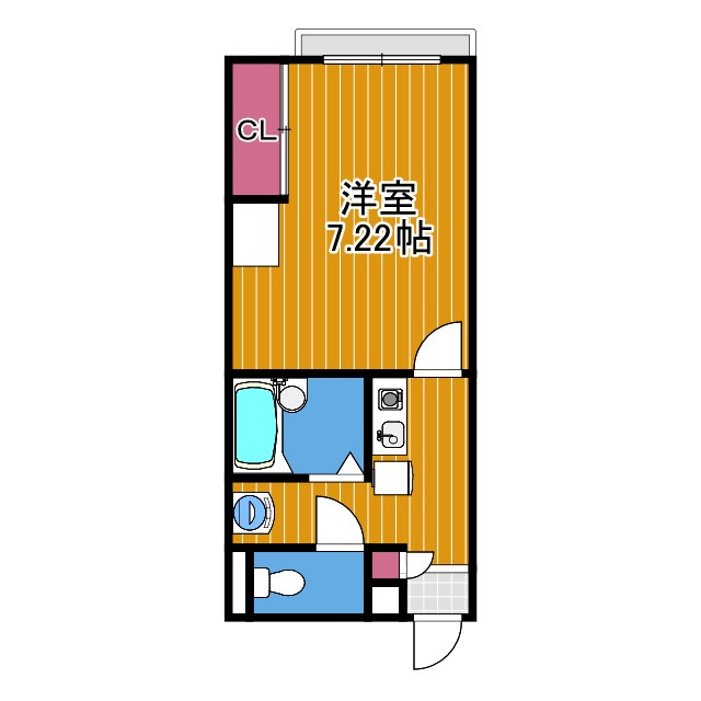 スタンドアップ錦町の間取り