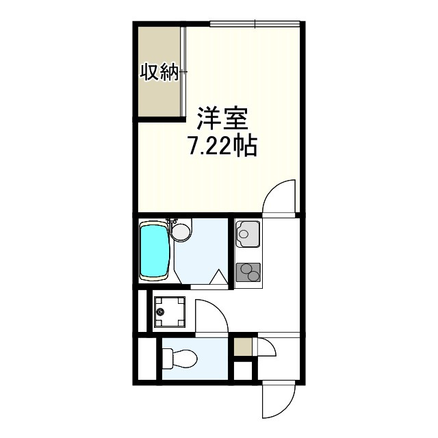 スタンドアップ錦町の間取り