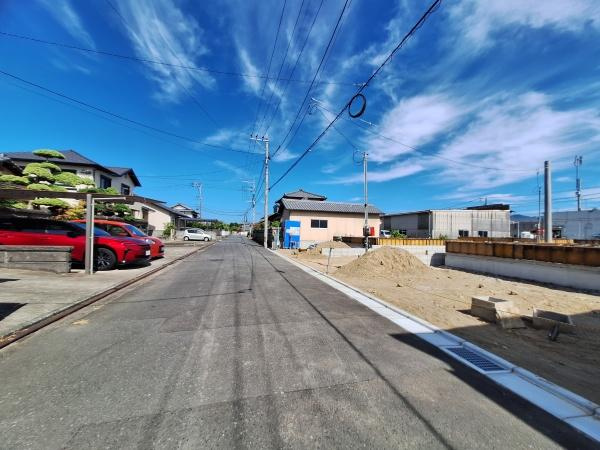 久原中央第5-3号棟の前面道路含む現地写真|前面道路含む現地写真です