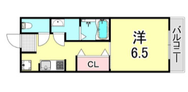 スリールJR立花の間取り