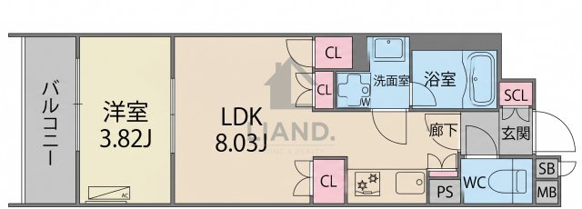 Branche博多住吉　住吉小学校区の間取り|Branche博多住吉