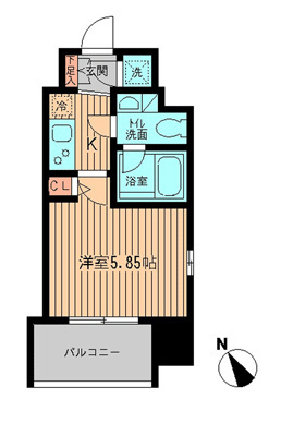新品家具付きマンション大森北10(KaGood東京)の間取り|※間取りと異なる場合は現状を優先します。