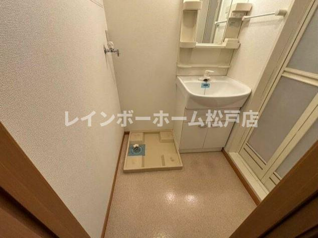松戸市常盤平４丁目の賃貸マンションの独立洗面台