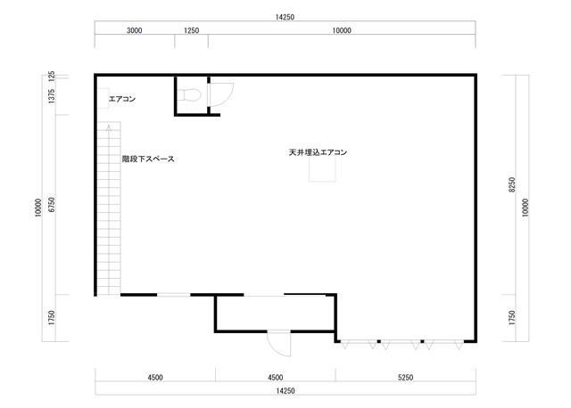 自治医大テナントの外観