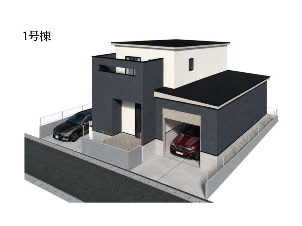 鈴鹿市稲生町《1号棟》の外観パース