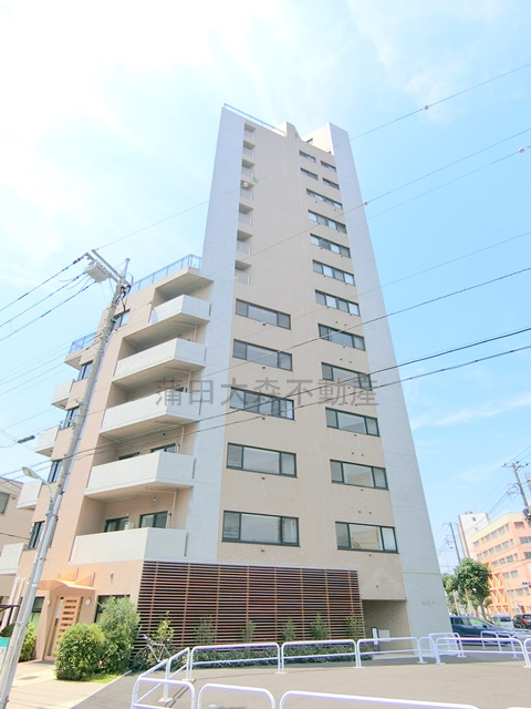 アルトTの外観|1996年12月築　RC鉄筋コンクリート造地上14階建て総戸数31戸の分譲マンション
東京都大田区北糀谷1丁目　京急本線梅屋敷駅徒歩14分