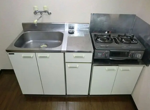 前橋市南町1棟マンションのキッチン