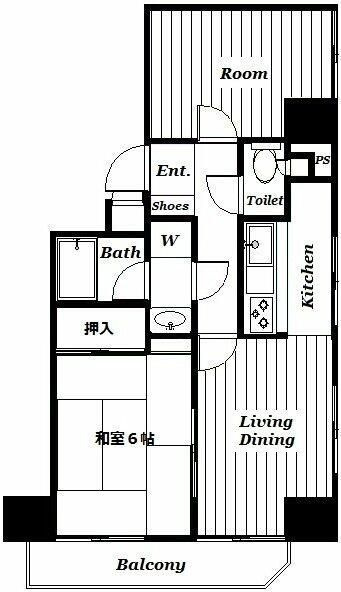 コスモ西巣鴨の間取り