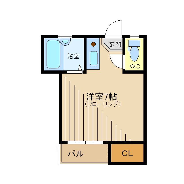 ベルフレールの間取り|間取りです。