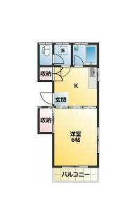 【間取り】 | サンライズ吉巳2号館