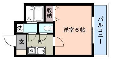 コーポ荏原の間取り