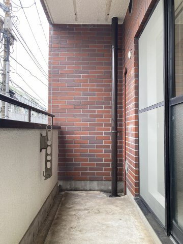 コーポ荏原のバルコニー