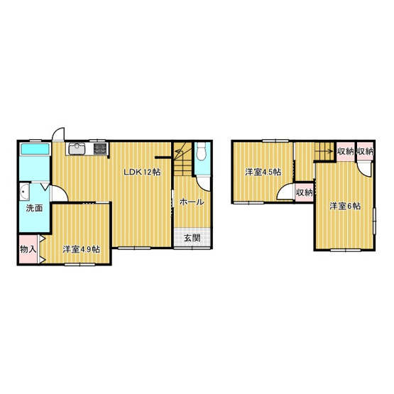 【間取り】 | 清水1号戸建て