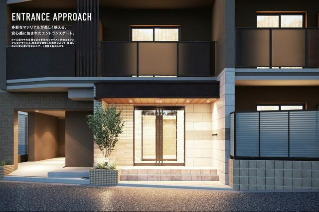 川崎市多摩区登戸の賃貸マンションのロビー