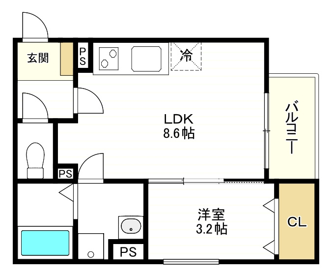 REGIS姫里の間取り