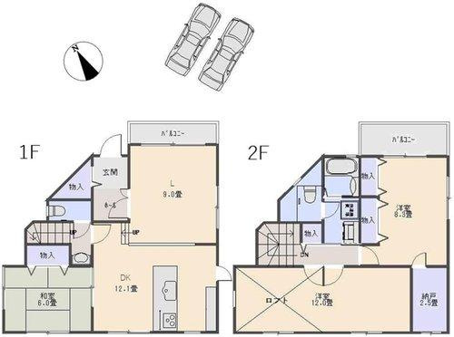 苦楽園四番町の間取り|全室2面採光　6帖以上のゆとりある住居