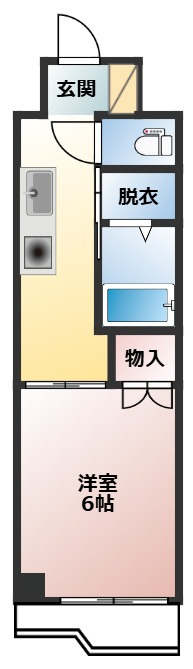 サンピアオカヤスの間取り
