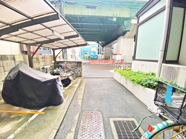 老松コーポの駐輪場
