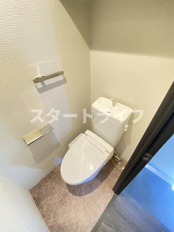 大阪市淀川区東三国２丁目の賃貸マンションのトイレ