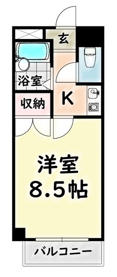 【間取り】 | ハートイン白砂町W棟【名古屋市賃貸・全戸角部屋】