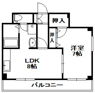 【間取り】 | アパートメント二階 | 間取りです