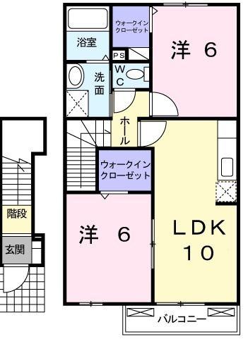 【間取り】 | ジェルメブリアンＡ