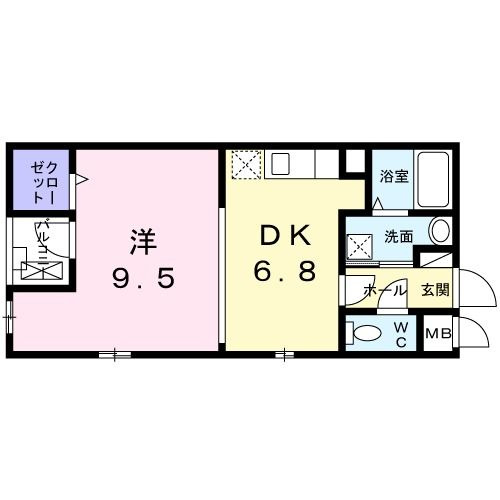 エテルノ西荻の間取り|間取りです。