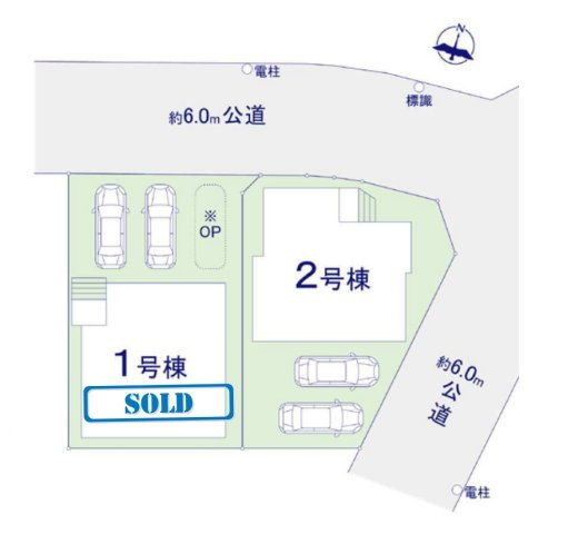 【区画図】 | 糟屋郡篠栗町和田4丁目5期　2号棟（全2棟）【仲介手数料無料・0円】 | 区画図です。2号棟