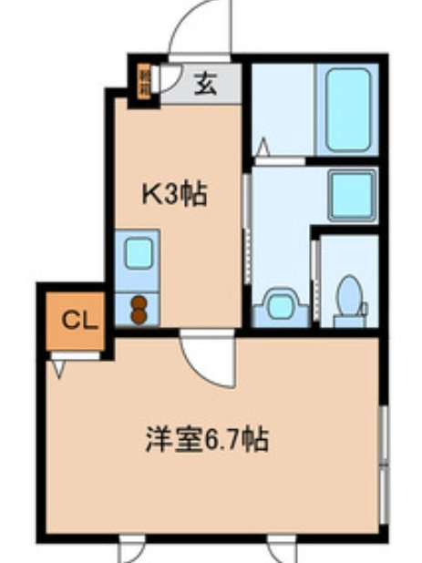 ルーチェ鷺宮の間取り|間取りです。