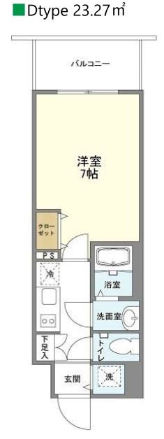 ファーストフィオーレ新梅田の間取り