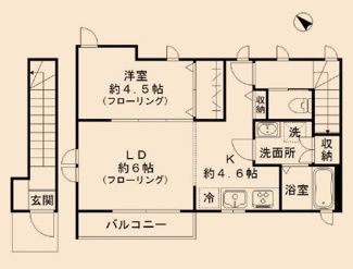 【間取り】 | サニーホームズ　B