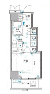 【間取り】 | ミテッツァ北品川 | 間取りです。