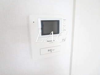 【セキュリティ】 | さつきアパート | モニター付きインターフォンです。